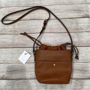 LC Drawstring Bucket Crossbody Bag NWT